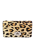 Leopard Bayswater Clutch, front view